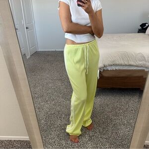 TALL Yellow green Old Navy track pants